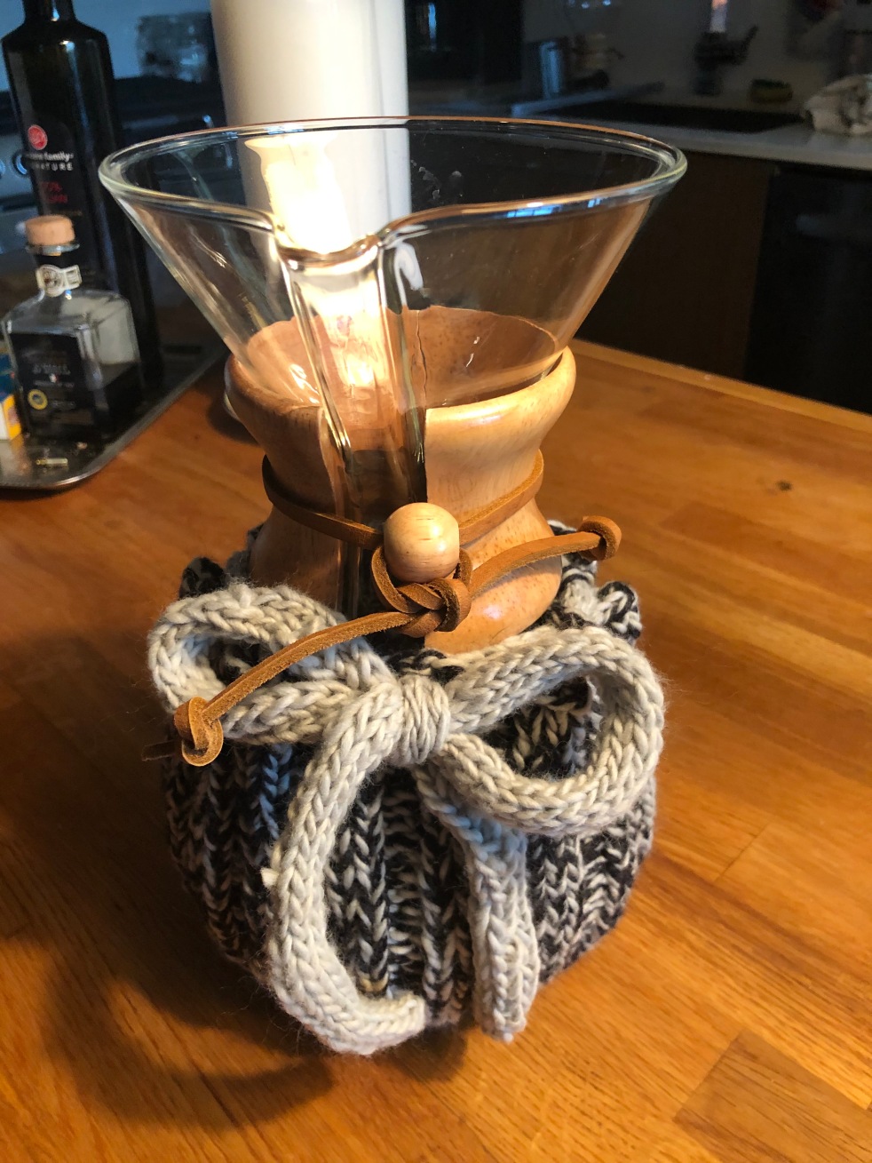 Chemex cozy knitting pattern – The Write Cup